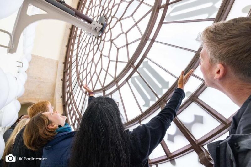 Inside the clock face