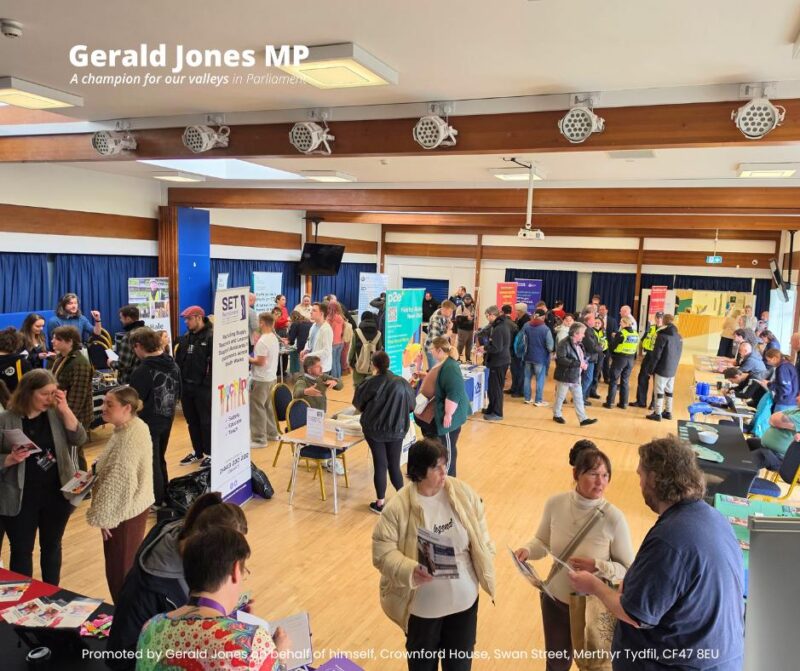 Image of the public attending the Jobs Fair.